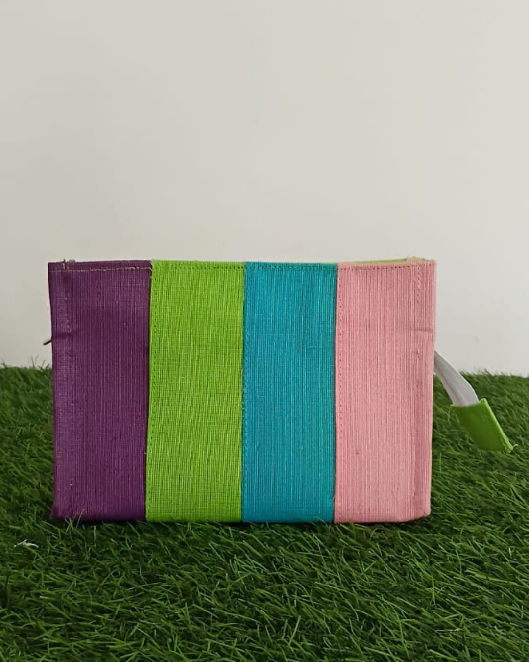 Multicolour Jute Pouch