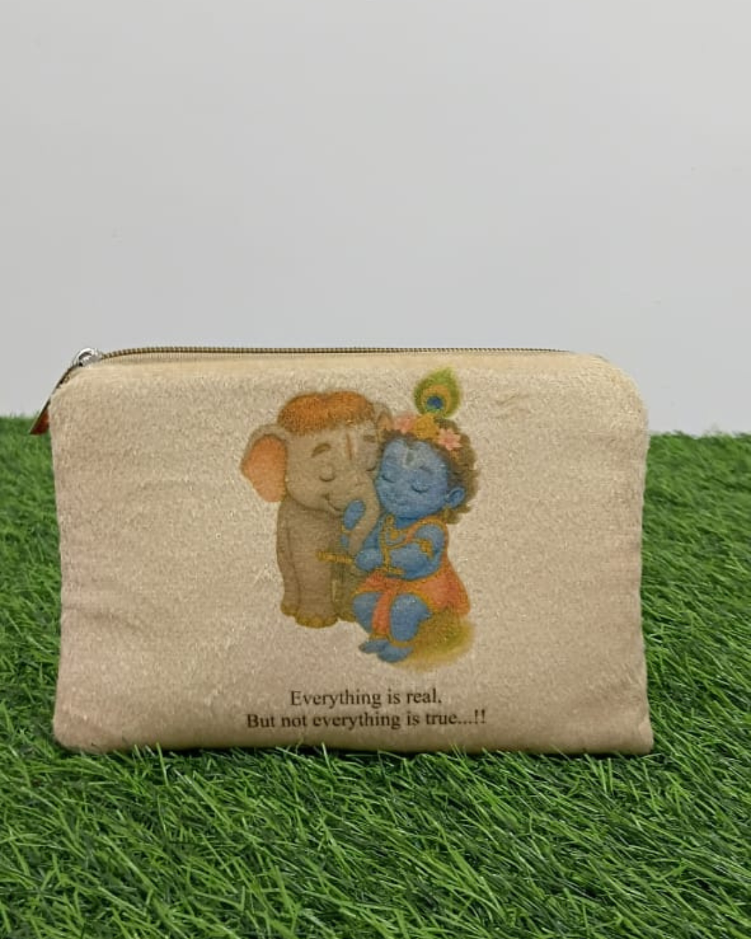 Velvet Printed Pouch