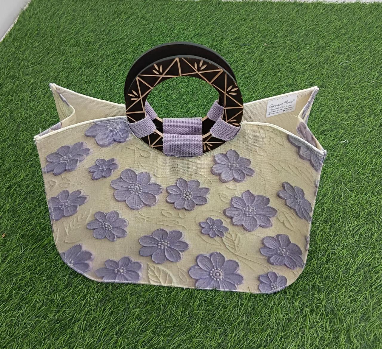 Juco Floral Digital Printed Bag