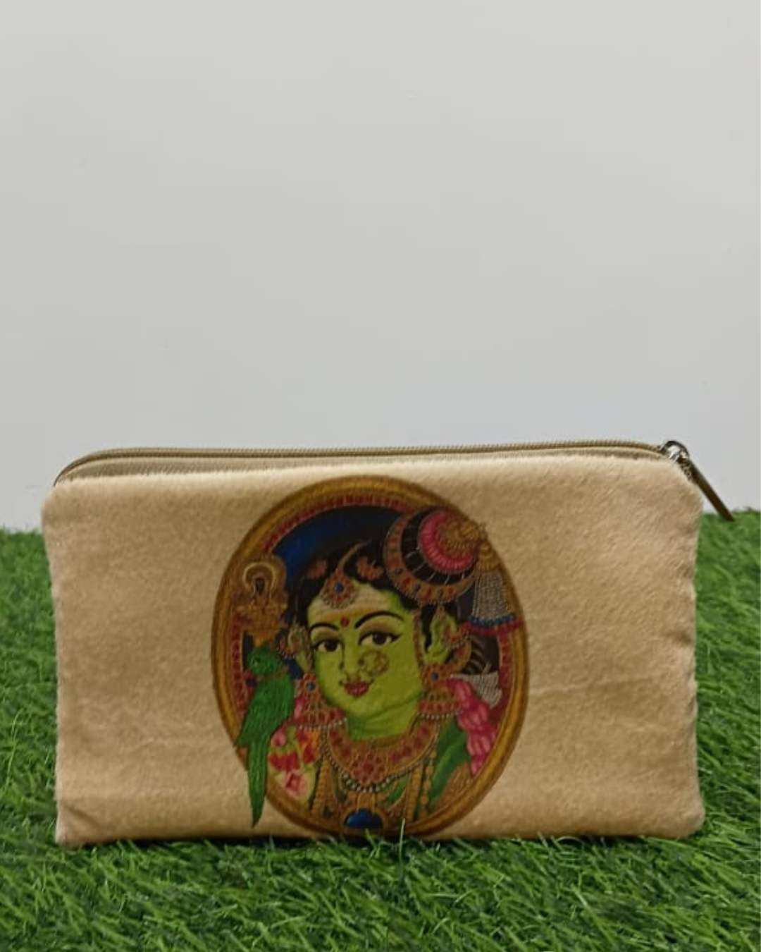 Velvet Printed Pouch