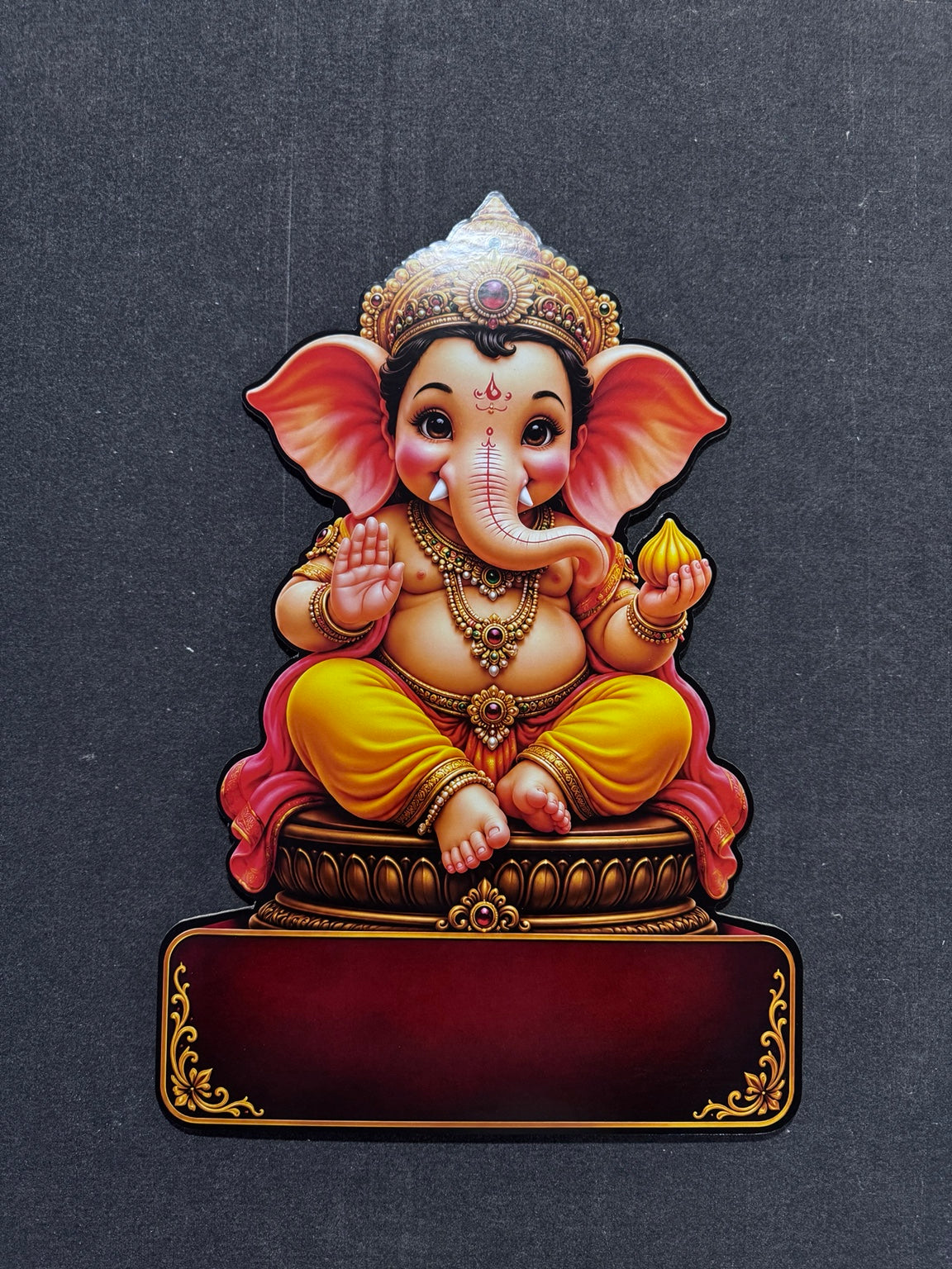 2027 Ganesha die-cut divine calendar by Signature Roses